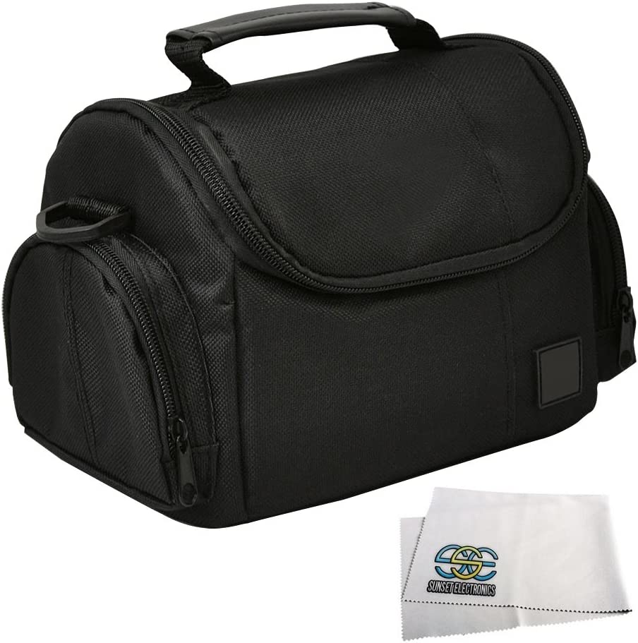Medium Soft Padded Digital SLR Camera Travel Bag with Strap for Sony Cameras