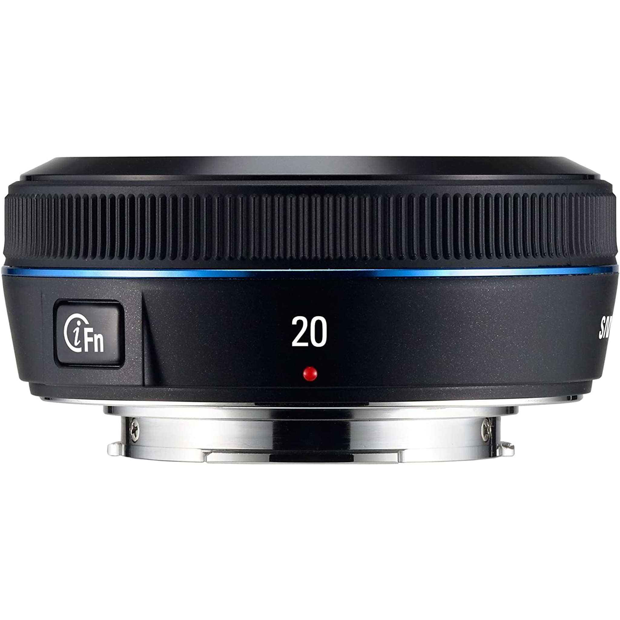 Samsung 20mm F/2.8 Wide Angle Lens For Samsung NX Cameras - Black EX-W20NB Samsung