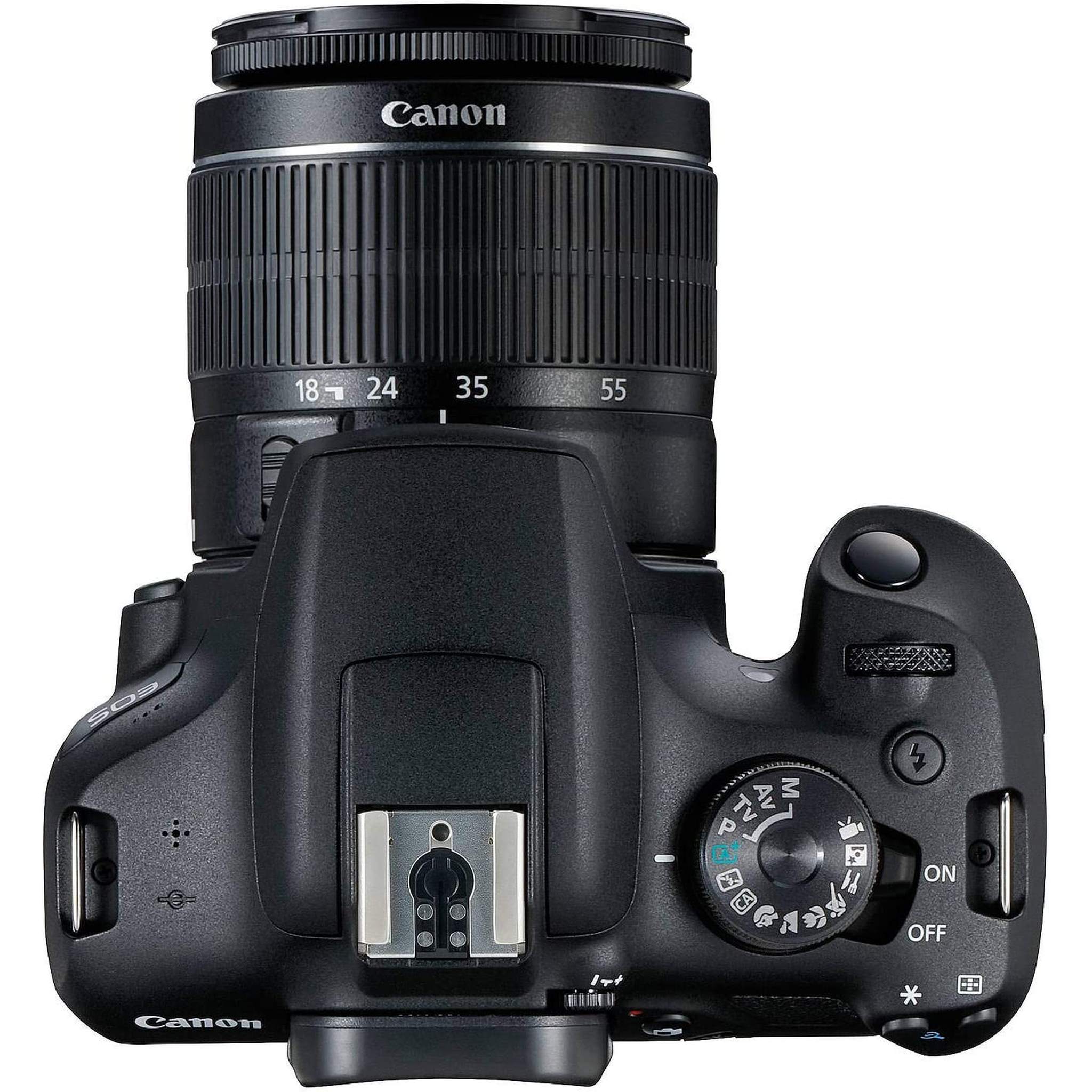 Canon EOS 2000D / Rebel T7 DSLR Camera + 18-55mm Lens, 58mm Filters Pro Bundle Canon