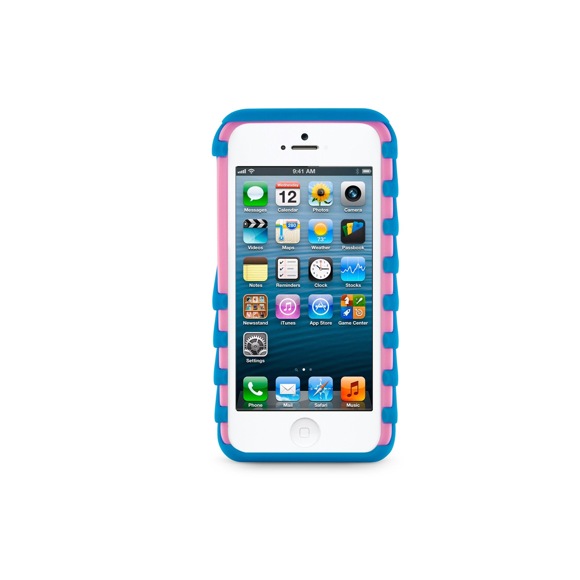 iLuv ICA7T325BLU Pulse Case Protection for Apple iPhone 5 and iPhone 5S - 1 Pack - Retail Packaging - Blue