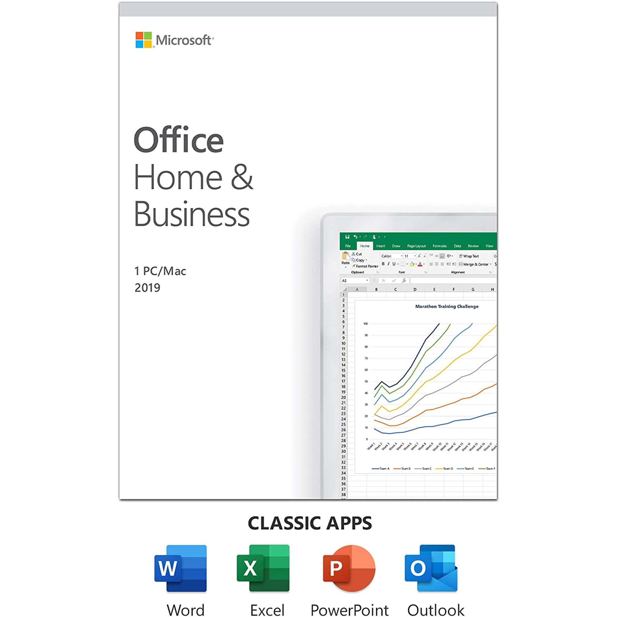 Microsoft Office Home and Business 2019 for 1 User Microsoft