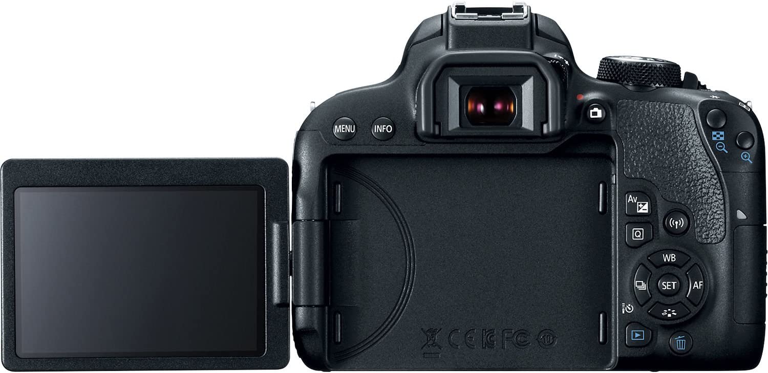 Canon EOS Rebel 800D / T7i DSLR Camera + 64GB Memory Card + Case Base Bundle