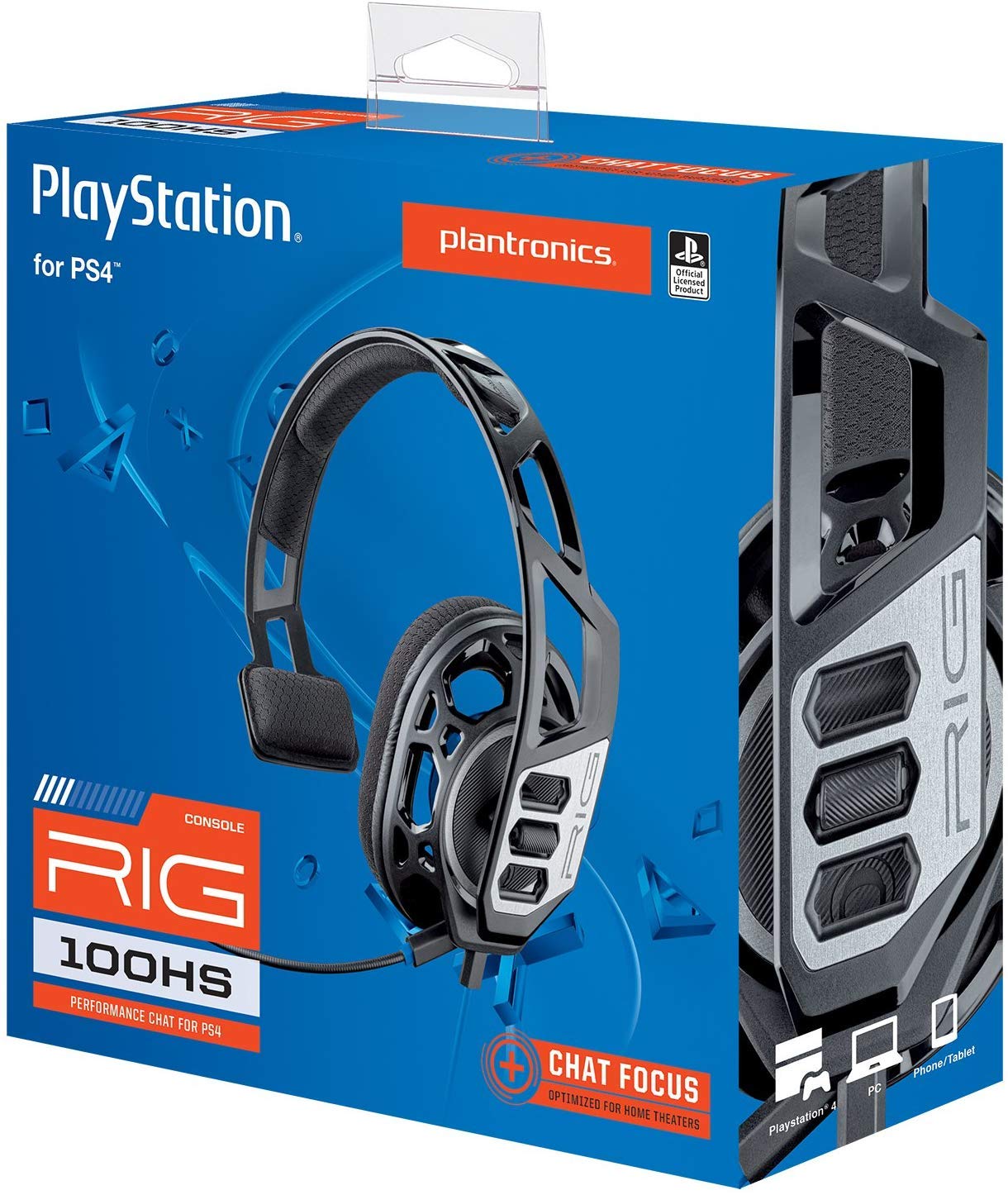 Plantronics Gaming Headset, RIG 100HS Gaming Headset for PlayStation 4 with Open Ear Full Range Chat [video game]