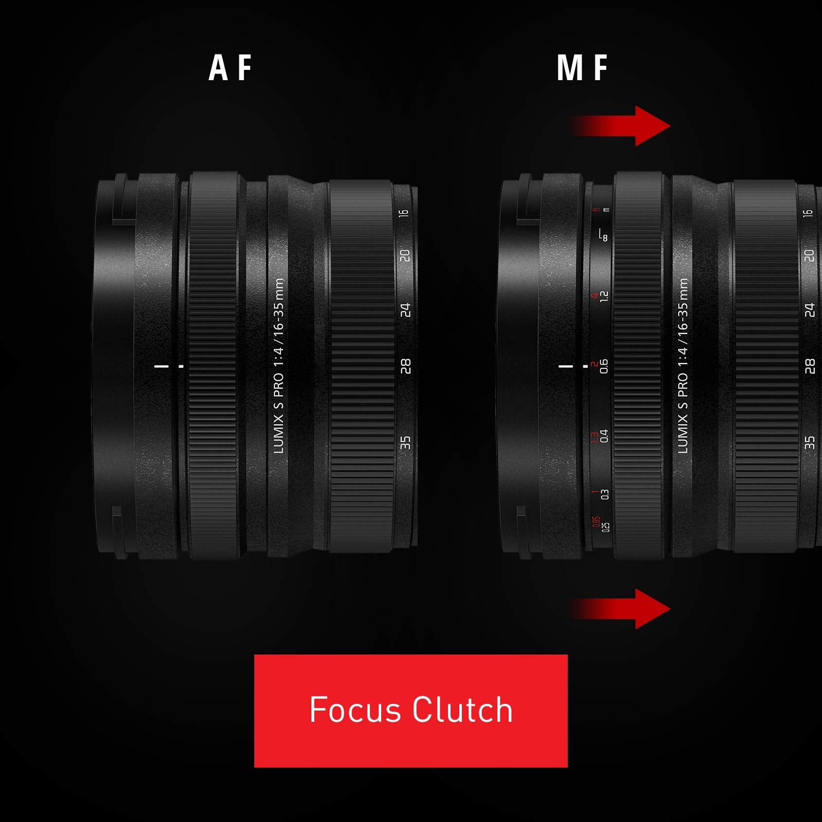 Panasonic Lumix S Pro 16-35mm F4 Wide Zoom Lens, Full-Frame L Mount, S-R1635 (International Model)