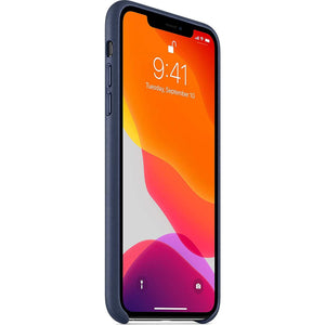 Apple Leather Case for iPhone 11 Pro Max - Midnight Blue Apple