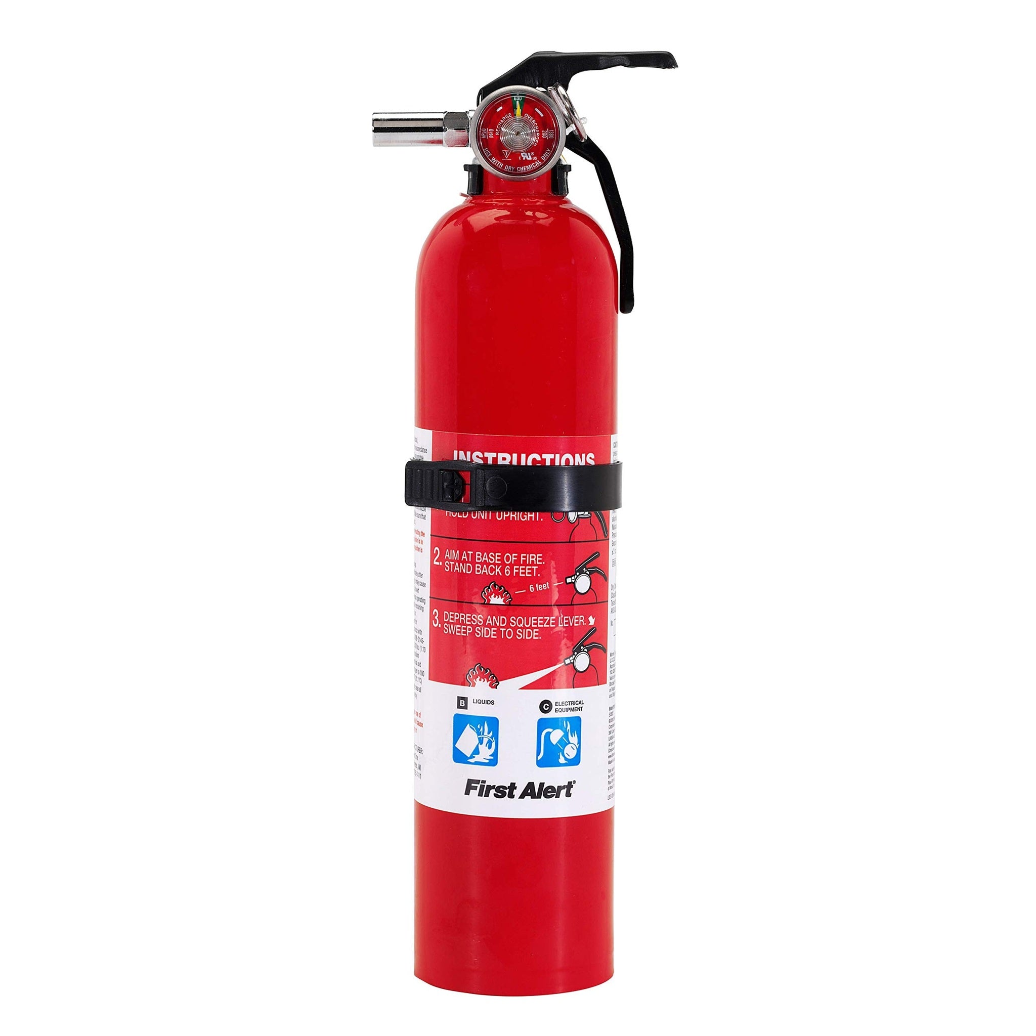 First Alert Fire Extinguisher - Garage Fire Extinguisher - Red - Garage10 FE10GR First Alert