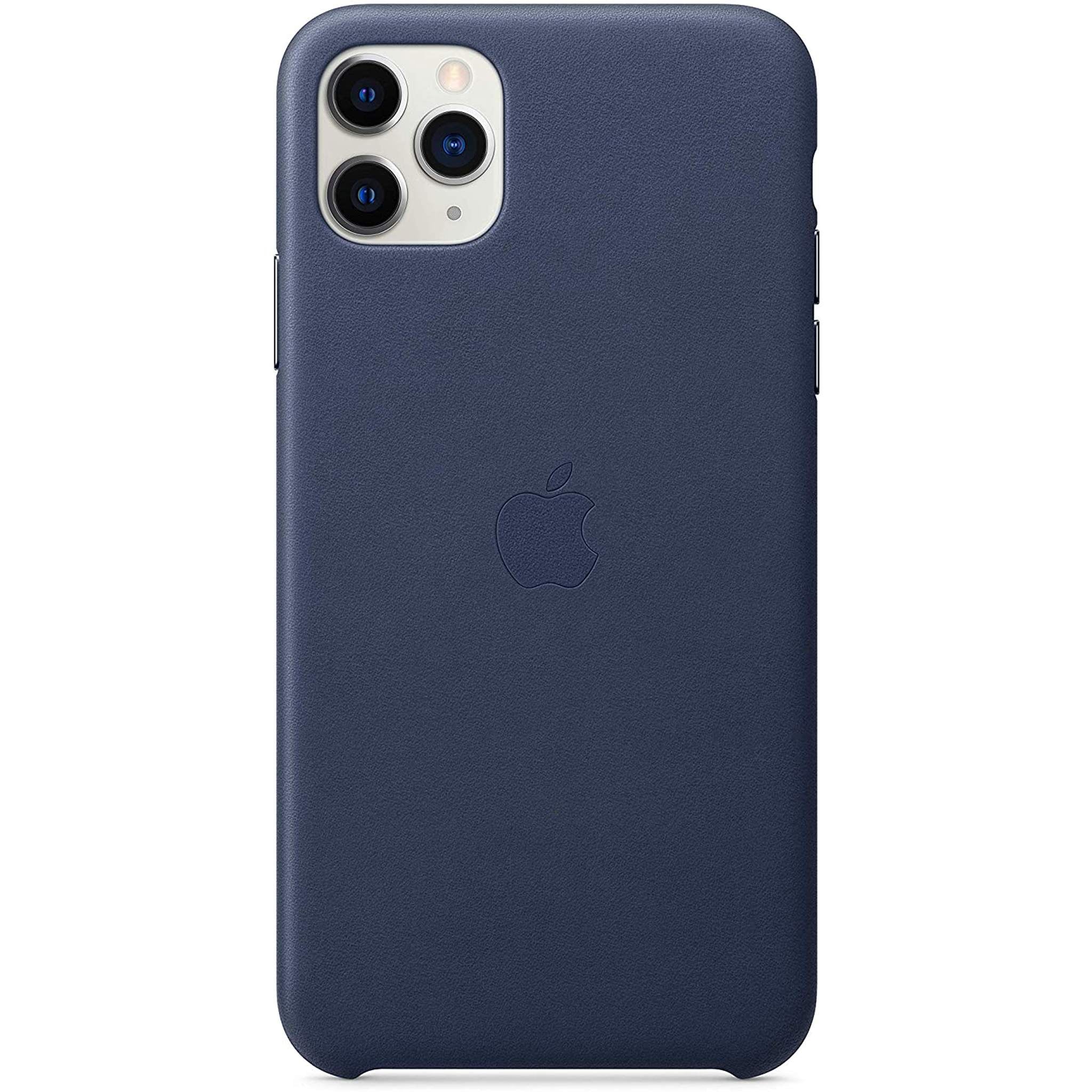 Apple Leather Case for iPhone 11 Pro Max - Midnight Blue Apple