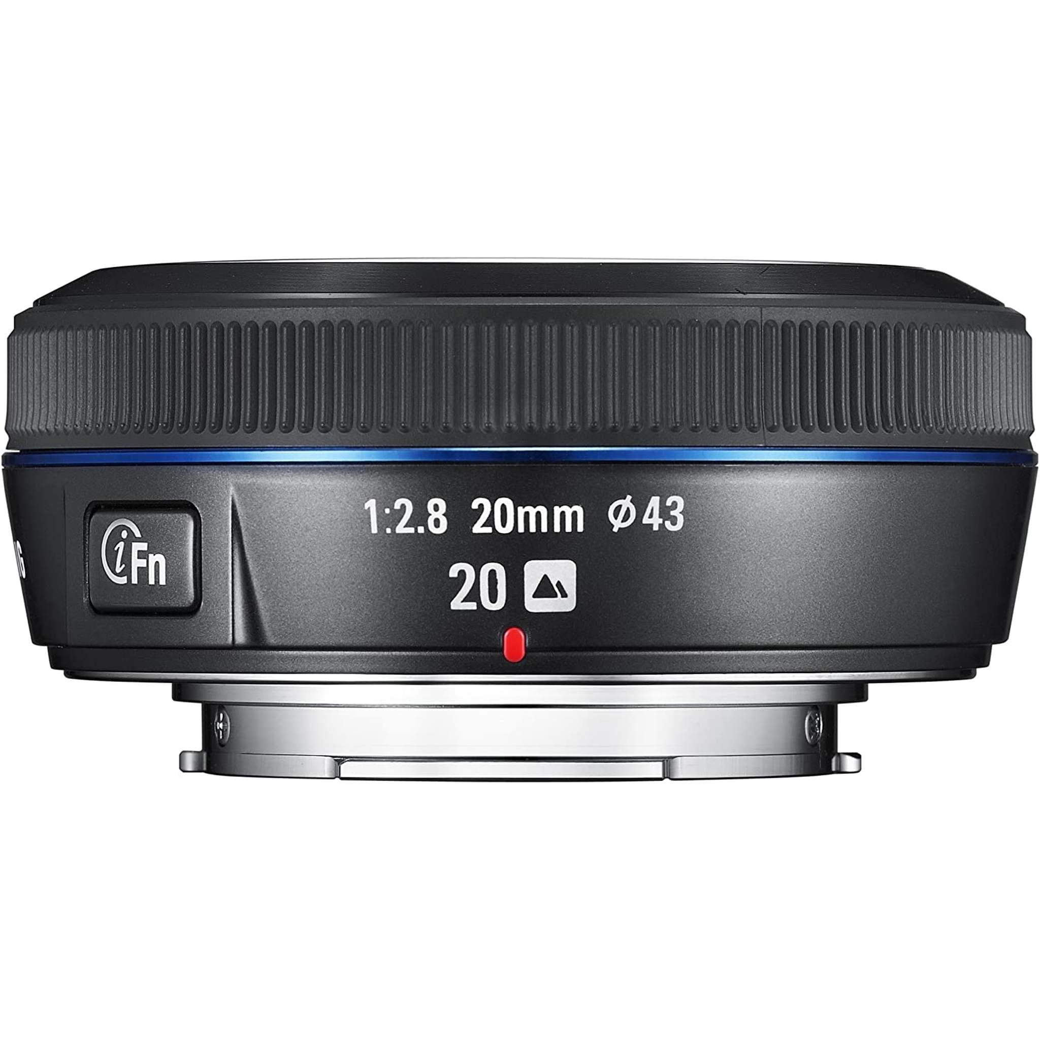 Samsung 20mm F/2.8 Wide Angle Lens For Samsung NX Cameras - Black EX-W20NB Samsung