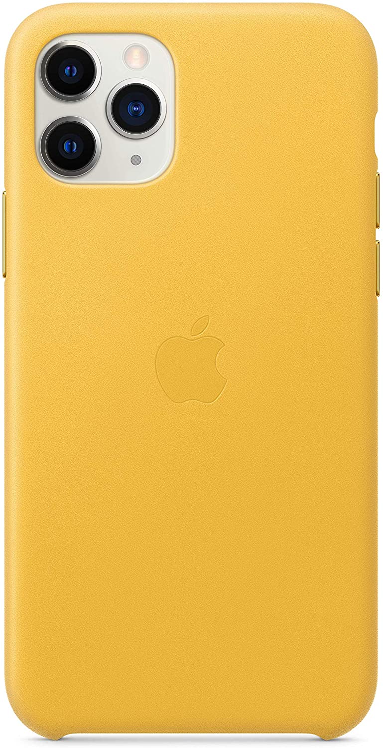 Apple Leather Case (for iPhone 11 Pro) - Meyer Lemon