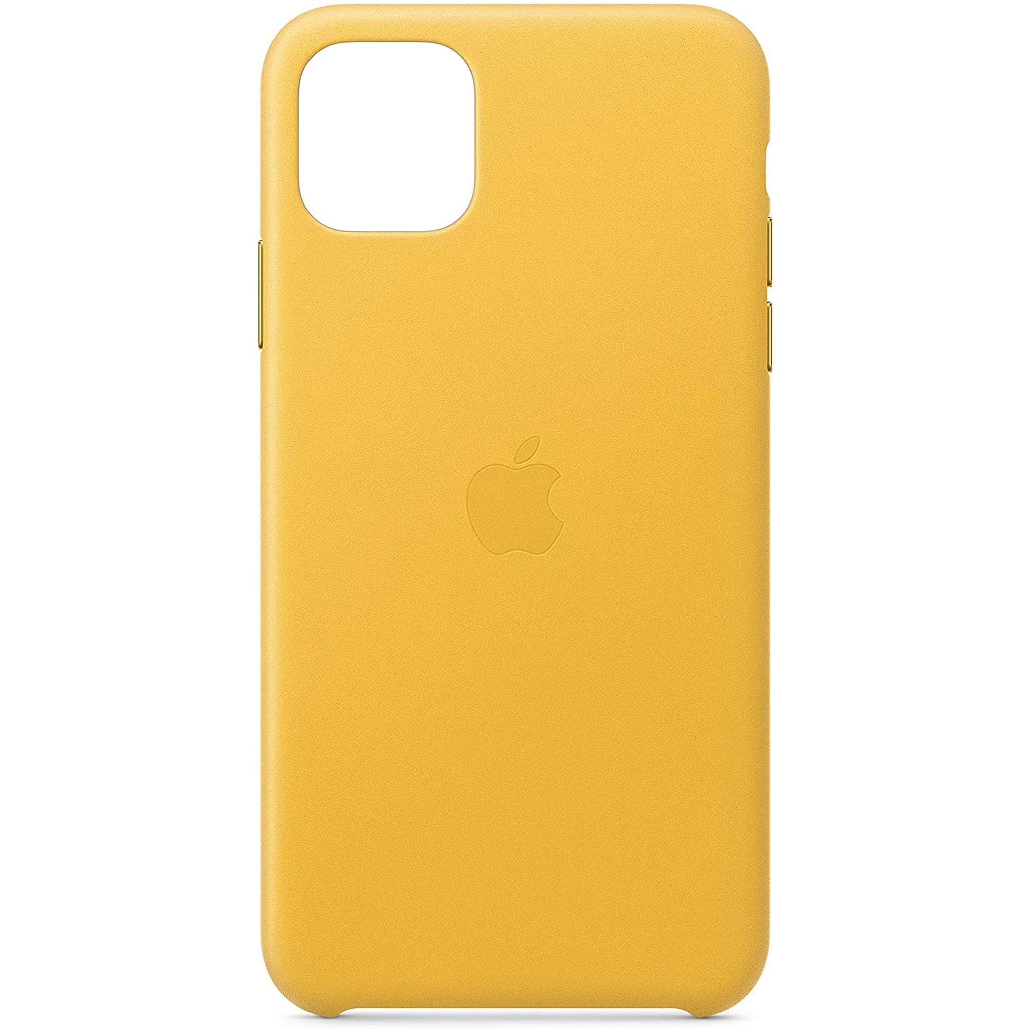 Apple Leather Case for iPhone 11 Pro Max - Meyer Lemon Apple