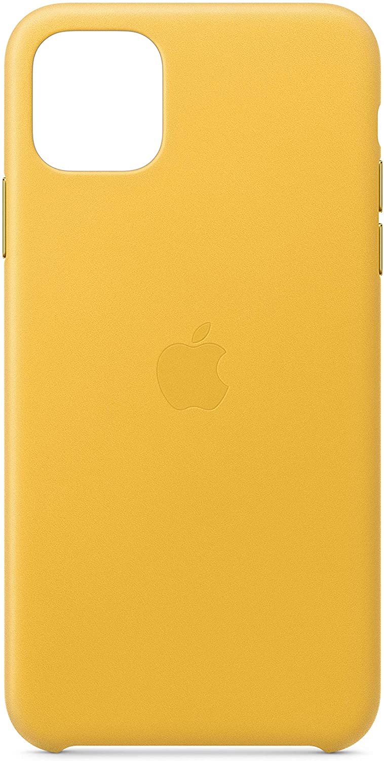 Apple Leather Case (for iPhone 11 Pro Max) - Meyer Lemon