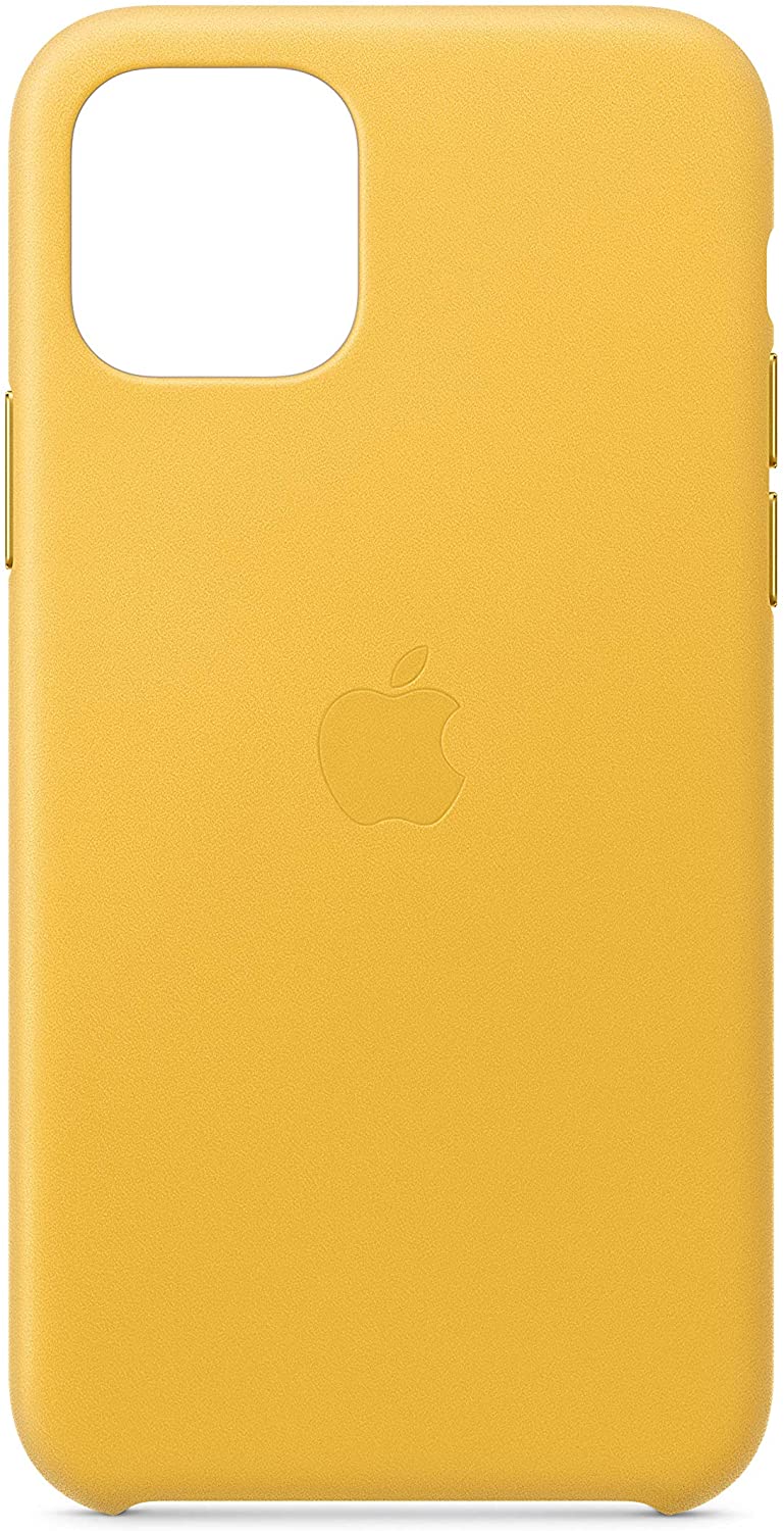 Apple Leather Case (for iPhone 11 Pro) - Meyer Lemon