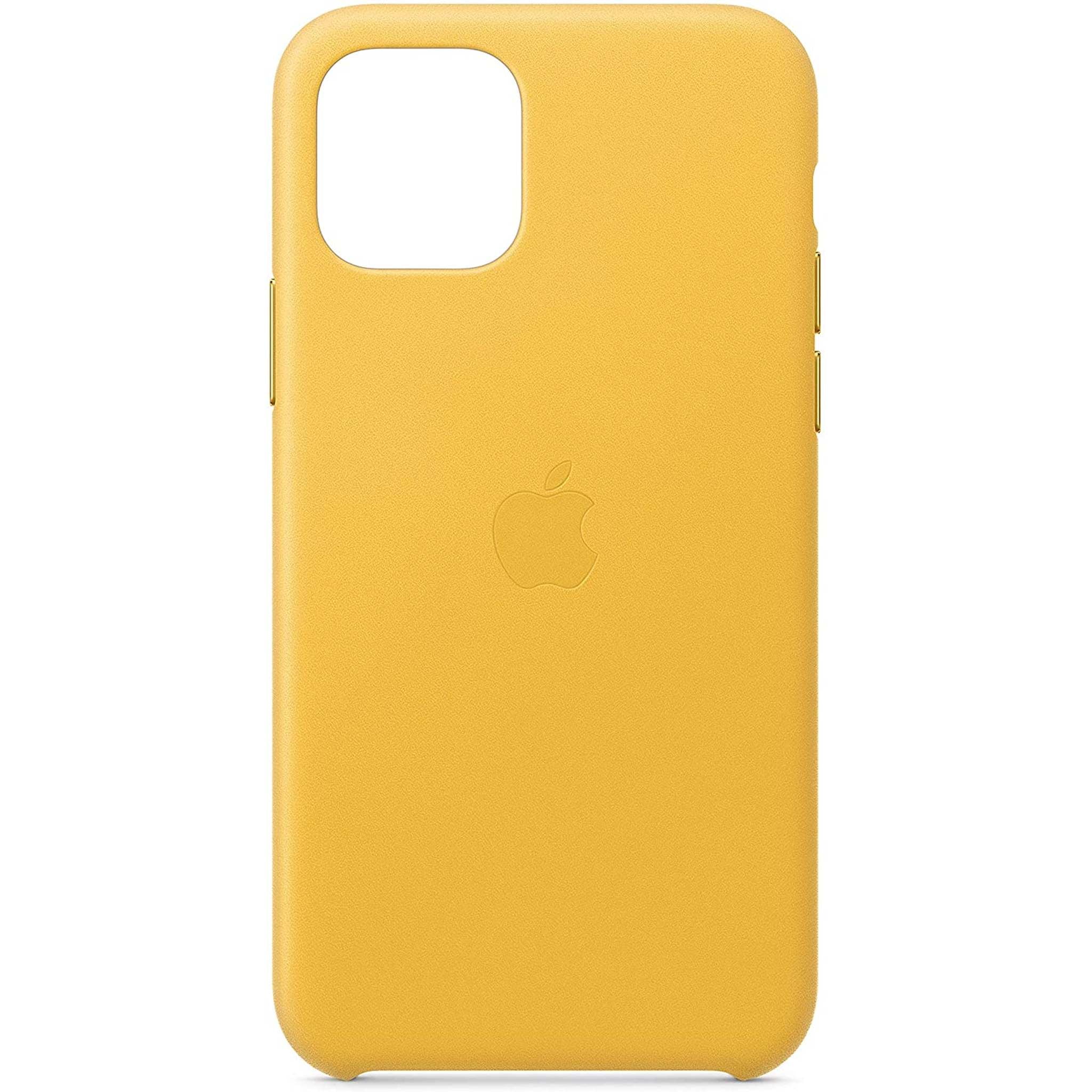 Apple Leather Case for iPhone 11 Pro - Meyer Lemon Apple