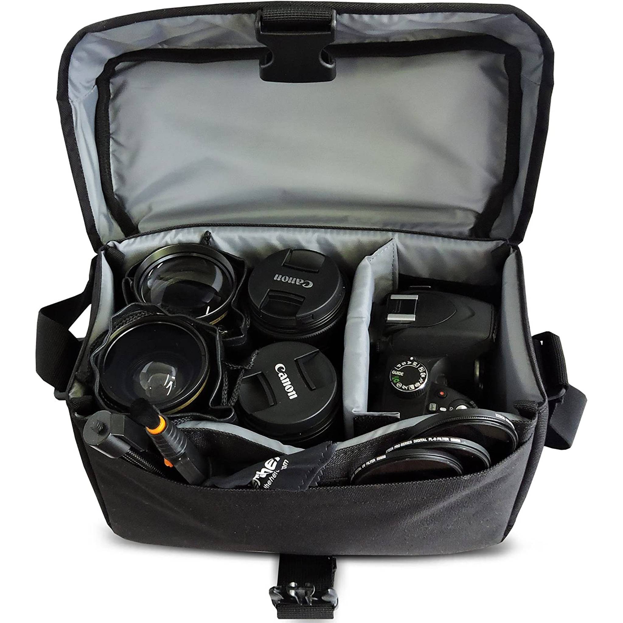 Canon 100ES Padded Digital SLR Camera Case EOS Shoulder Gadget Bag - 2 Pack Canon