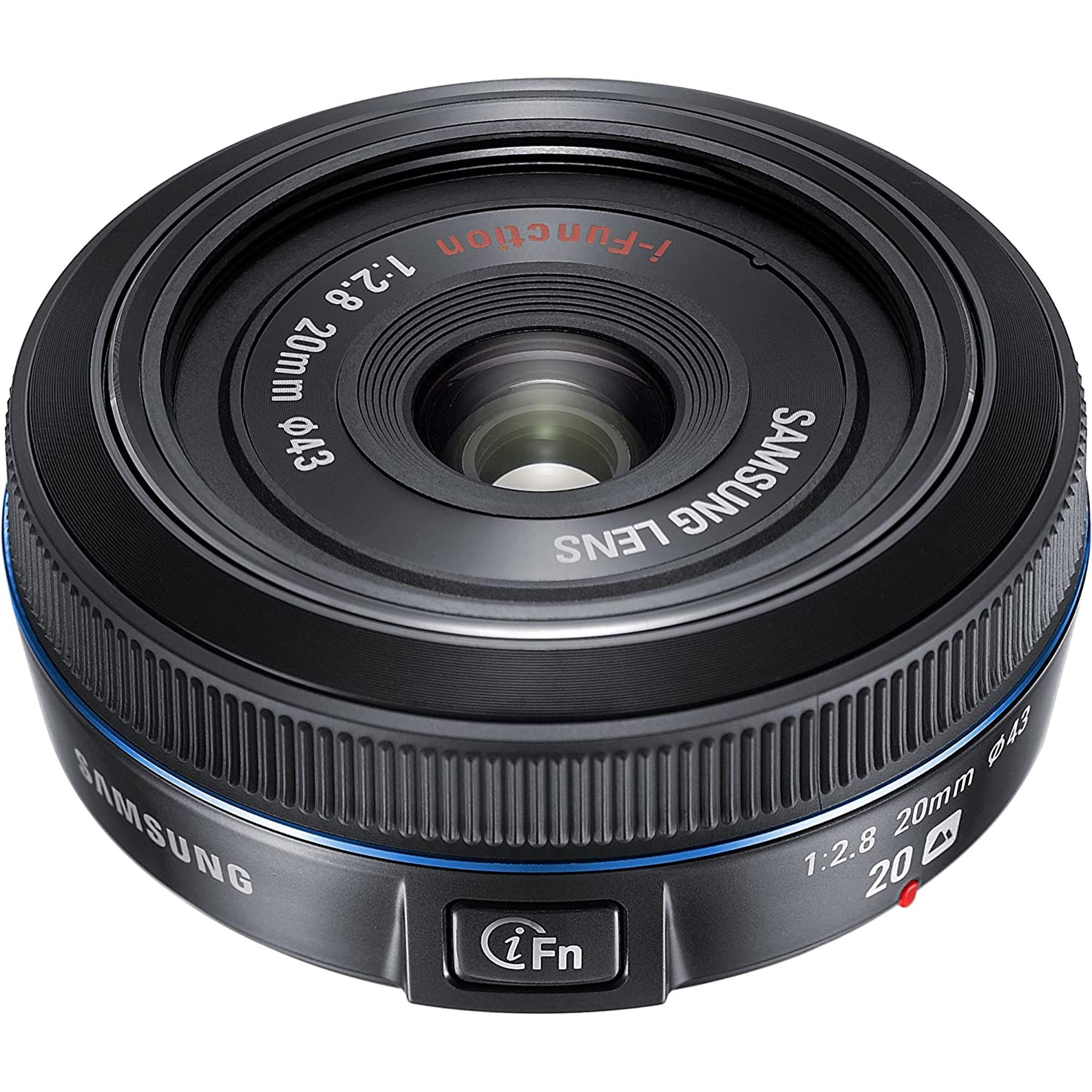 Samsung 20mm F/2.8 Wide Angle Lens For Samsung NX Cameras - Black EX-W20NB Samsung