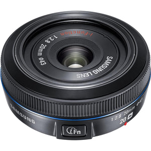 Samsung 20mm F/2.8 Wide Angle Lens For Samsung NX Cameras - Black EX-W20NB Samsung