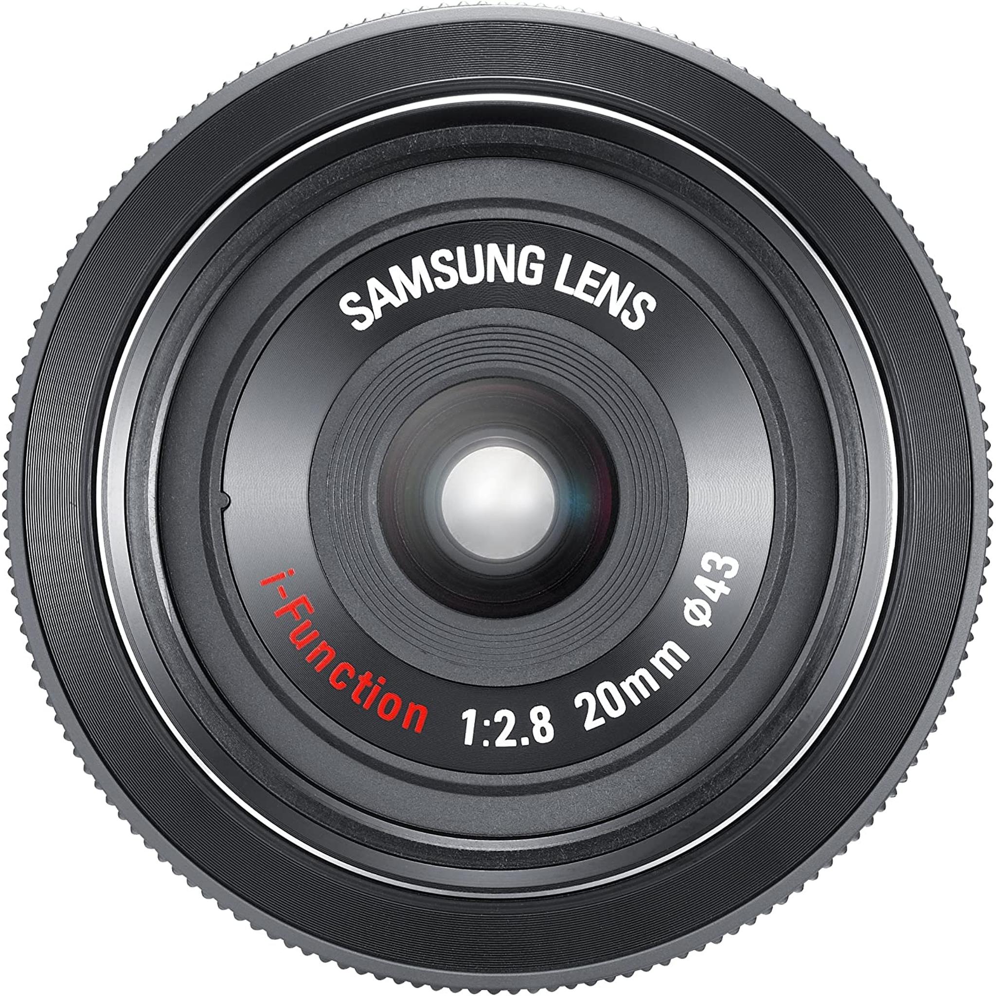 Samsung 20mm F/2.8 Wide Angle Lens For Samsung NX Cameras - Black EX-W20NB Samsung