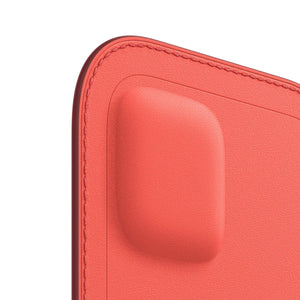 Apple iPhone 12 Pro Max Leather Sleeve with MagSafe - Pink Citrus Apple