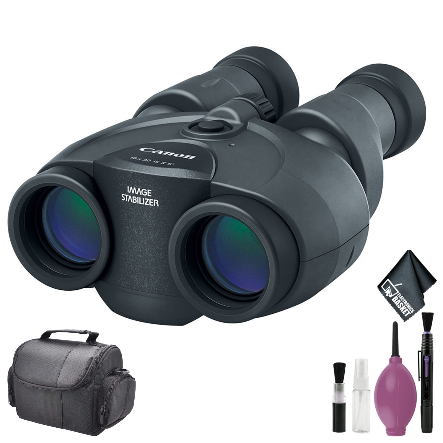 Canon 10x30 IS II Image Stabilized Binocular - Cleaning Kit - SOFT CASE-MED (SLR + LENSES)