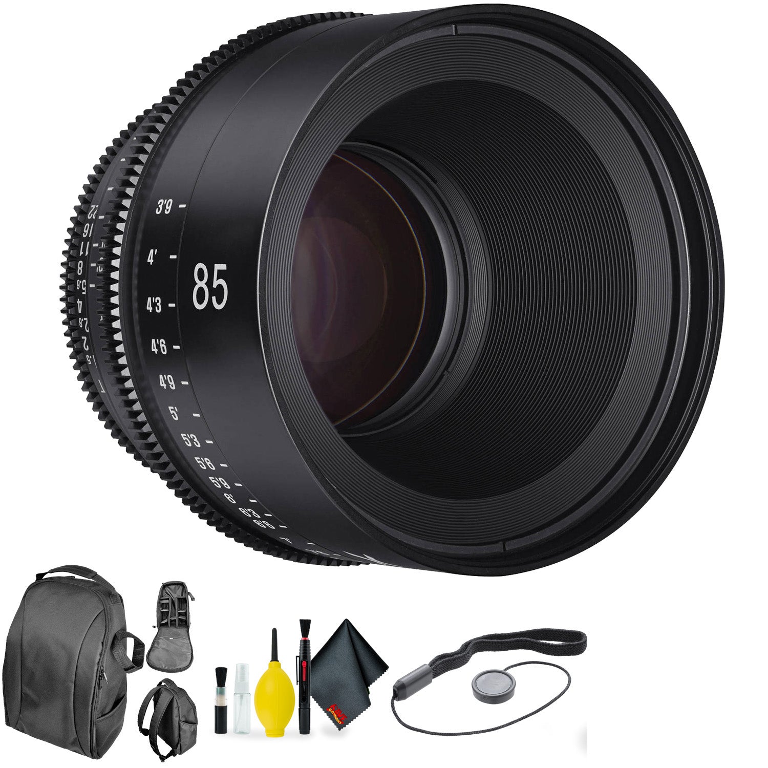 Xeen by Rokinon 85mm T1.5 for PL + Deluxe Lens Cleaning Kit Bundle