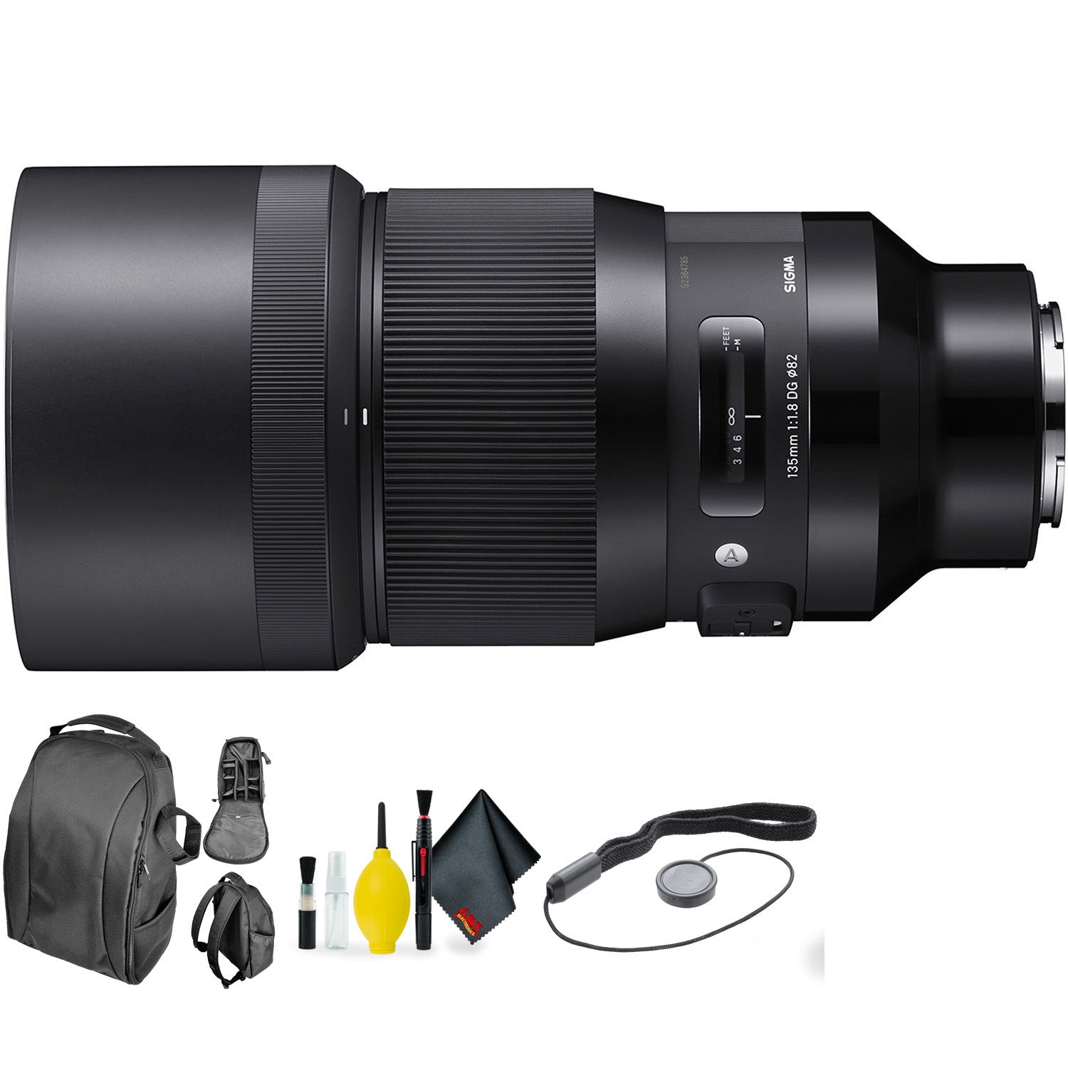 Sigma 135mm f/1.8 DG HSM Art Lens for Sony E + Deluxe Lens Cleaning Kit