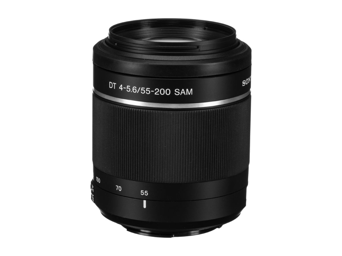 SONY SAL 55-200/2 F/4-5.6 AF DT Lens + Deluxe Lens Cleaning Bundle