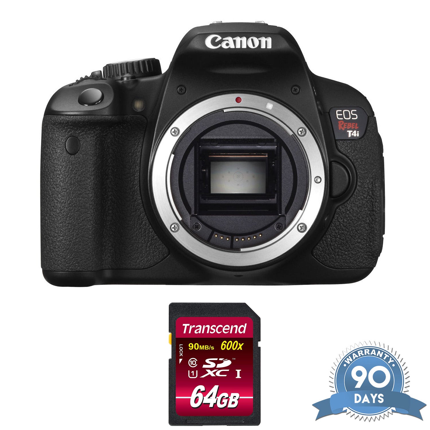 Canon EOS Rebel T4i Digital Camera (Body Only) - with Memory Card Starter Bundle