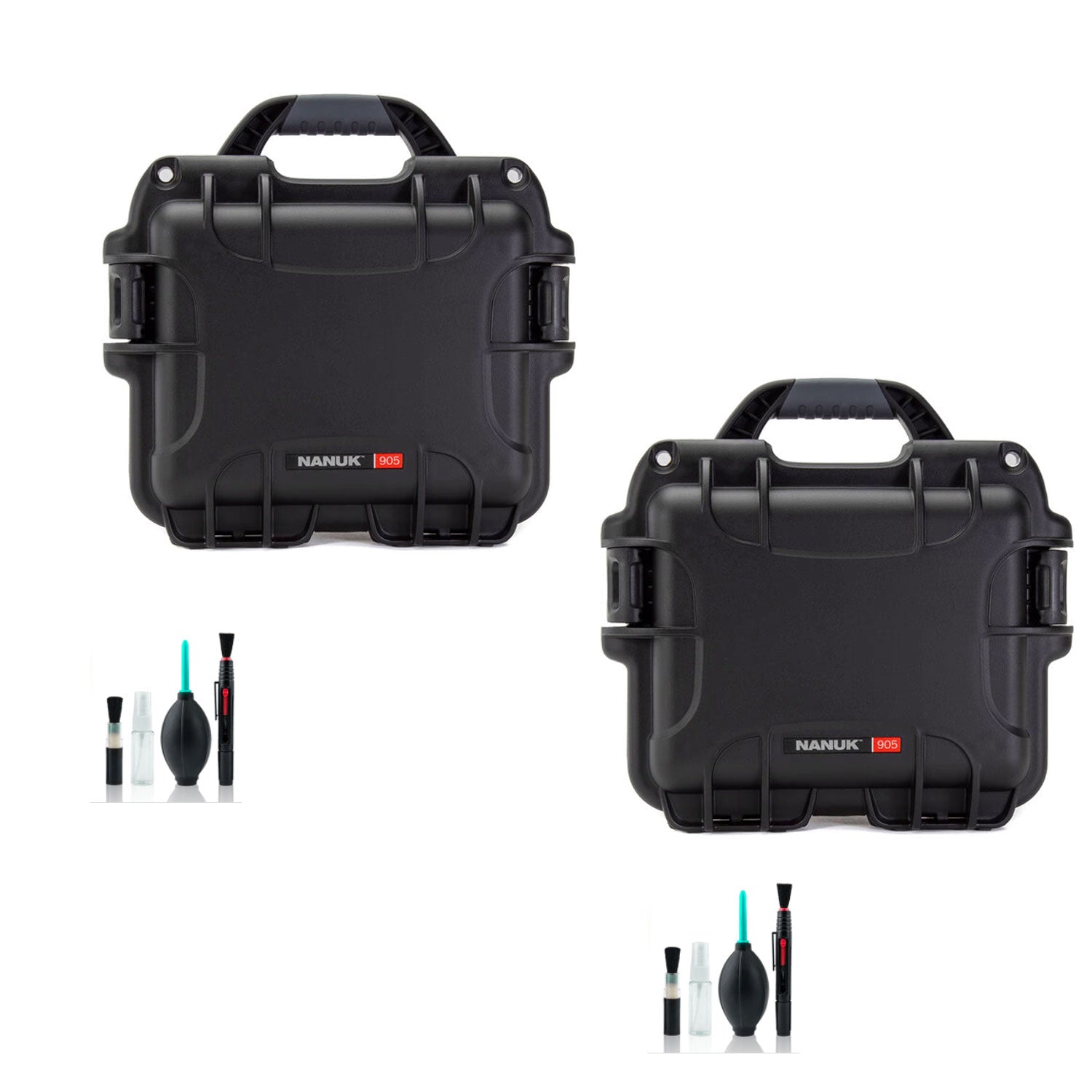 Nanuk 905 Hard Utility Case (Black) (2 pack Kit)