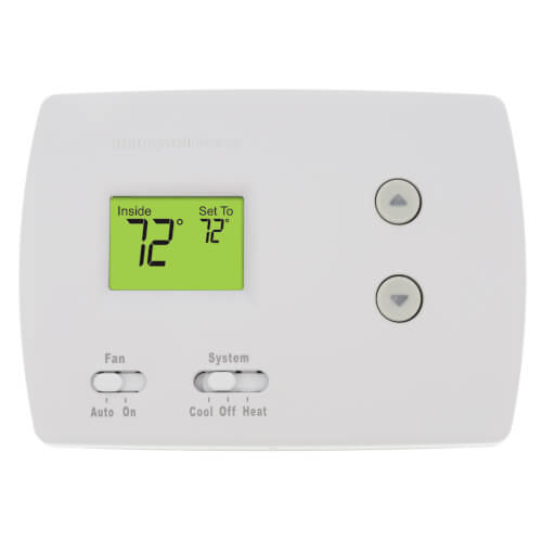 5-Pack Honeywell TH3110D1008 Pro Non-Programmable Digital Thermostat White