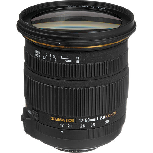 Sigma 17-50mm f/2.8 EX DC OS HSM Lens for Nikon F + Accessories