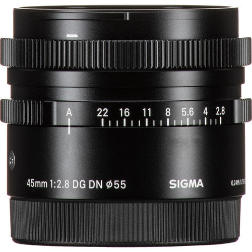 Sigma 45mm f/2.8 DG DN Contemporary Lens for Sony E With Accessories
