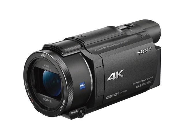 Sony FDR-AX53 4K Ultra HD Handycam Camcorder + Pro Accessories Bundle