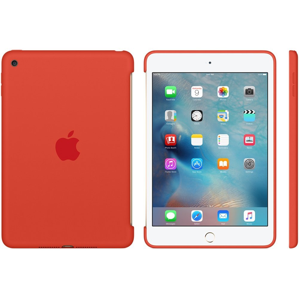 Apple iPad Mini 4 Silicone Case - Orange (MLD42ZM/A)