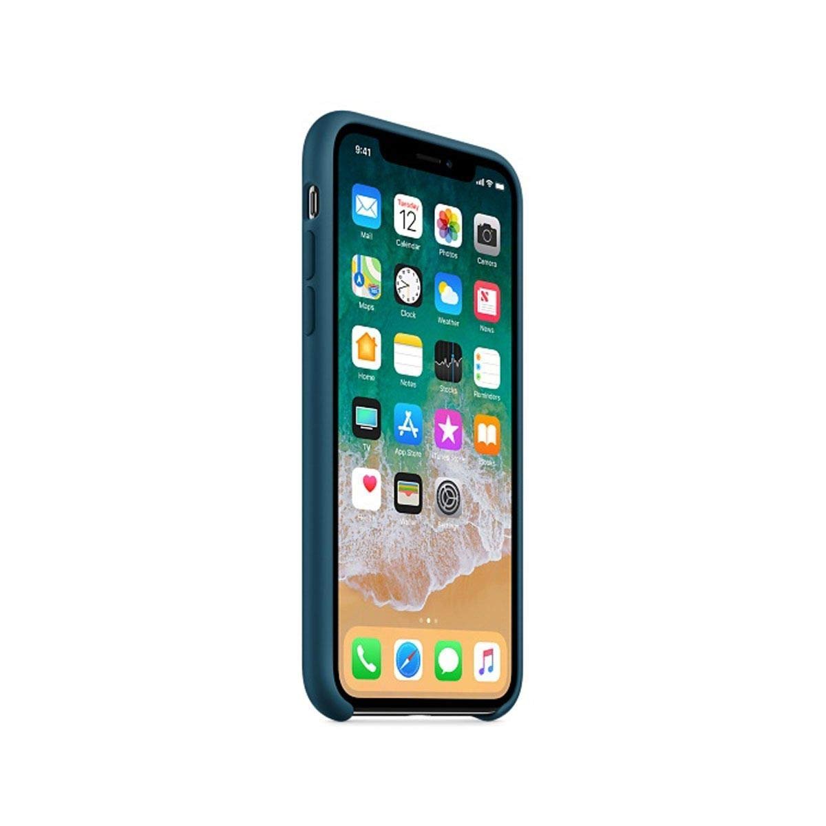 Apple Silicone Case (for iPhone X) - Cosmos Blue