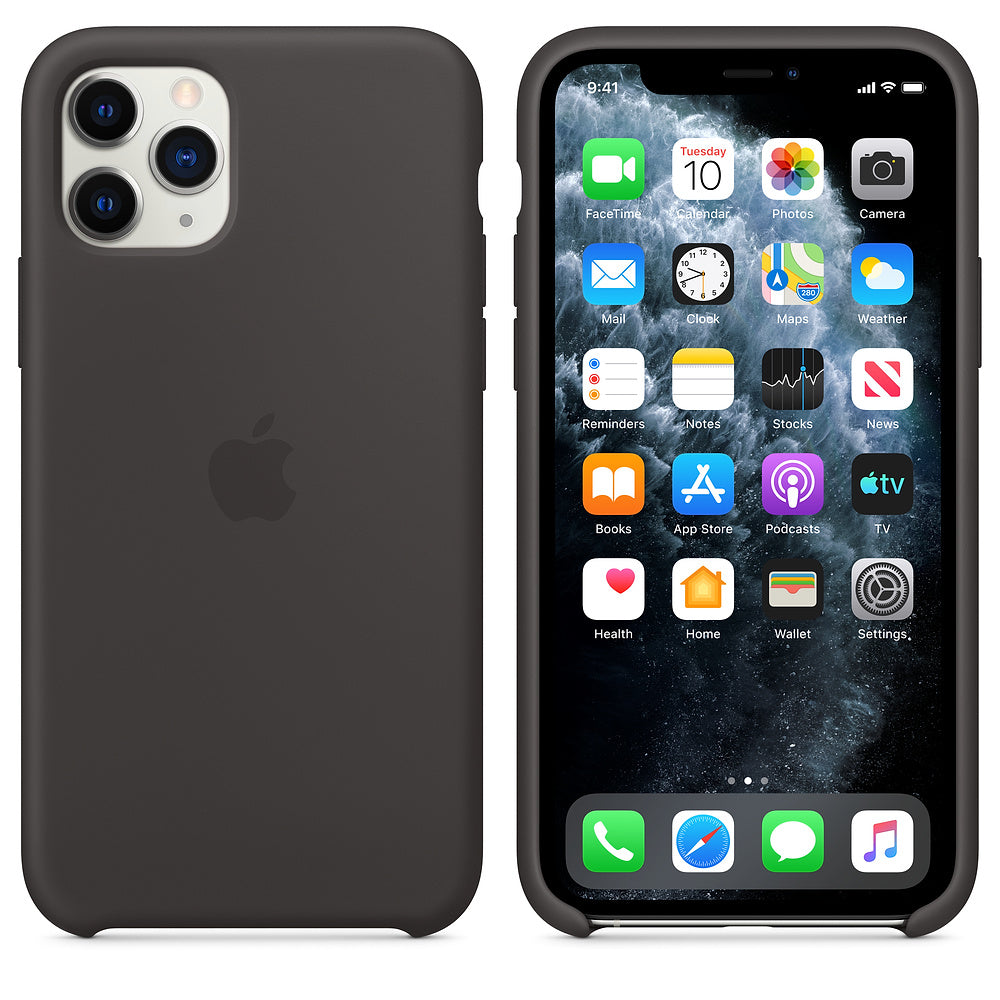 Apple Silicone Case (for iPhone 11 Pro) - Black