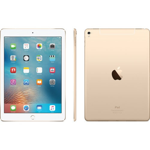 iPad Pro 9.7-inch (128GB, Wi-Fi + 4G LTE Cellular, Gold) MLQ52LL/A 2016 Model