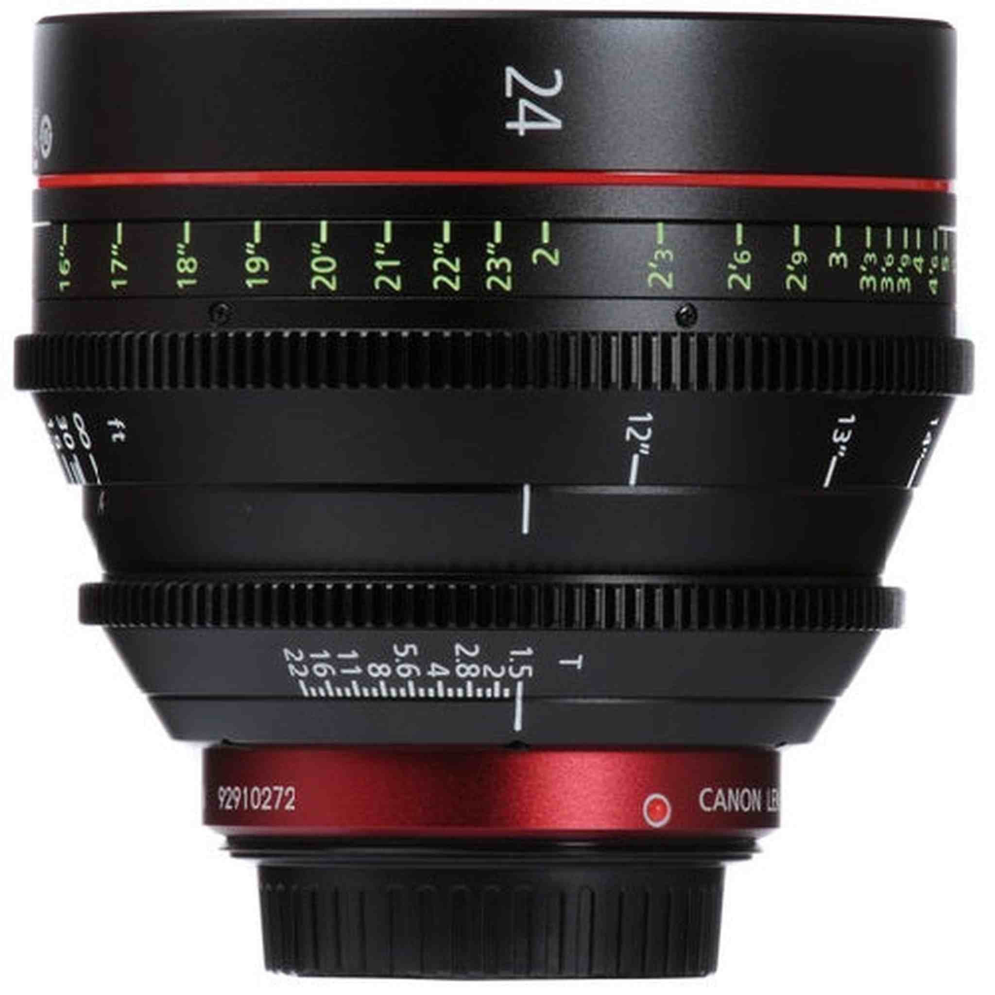 Canon CN-E 24mm T1.5 L F Cine Lens 6569B001 (EF Mount)