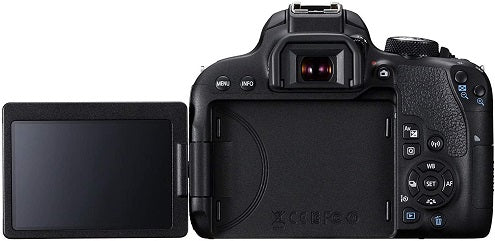 Canon EOS 800D Digital SLR with 18-55 IS STM Lens Black (International Model No Warranty)