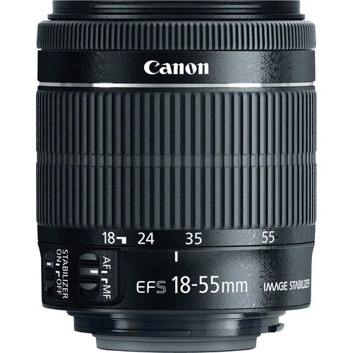 Canon EF-S 18-55mm f/3.5-5.6 IS Zoom Lens for Canon SLR Cameras (White Box)