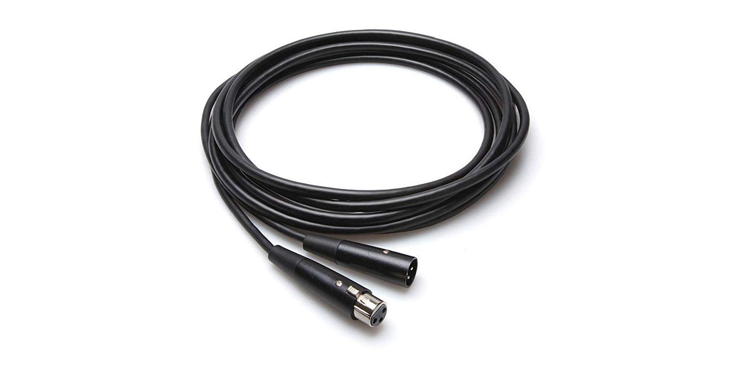 Hosa MBL-110 XLR3F to XLR3M Economy Microphone Cable, 10 Feet