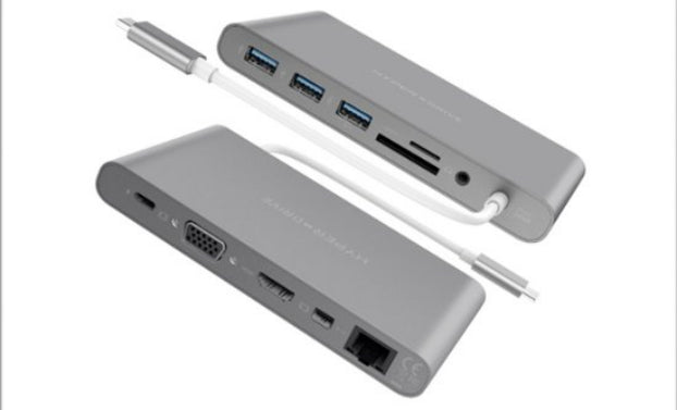 Hyperdrive - Ultimate 11-Port USB-C Hub - Space Gray