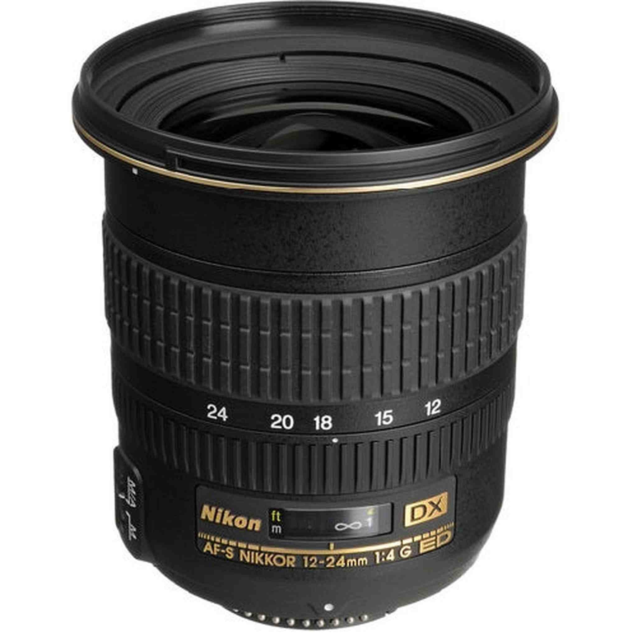 Nikon AF-S DX NIKKOR 12-24mm f/4G If-ED Zoom Lens with Auto Focus for DSLR Cameras International Version - 6th Ave Electronics