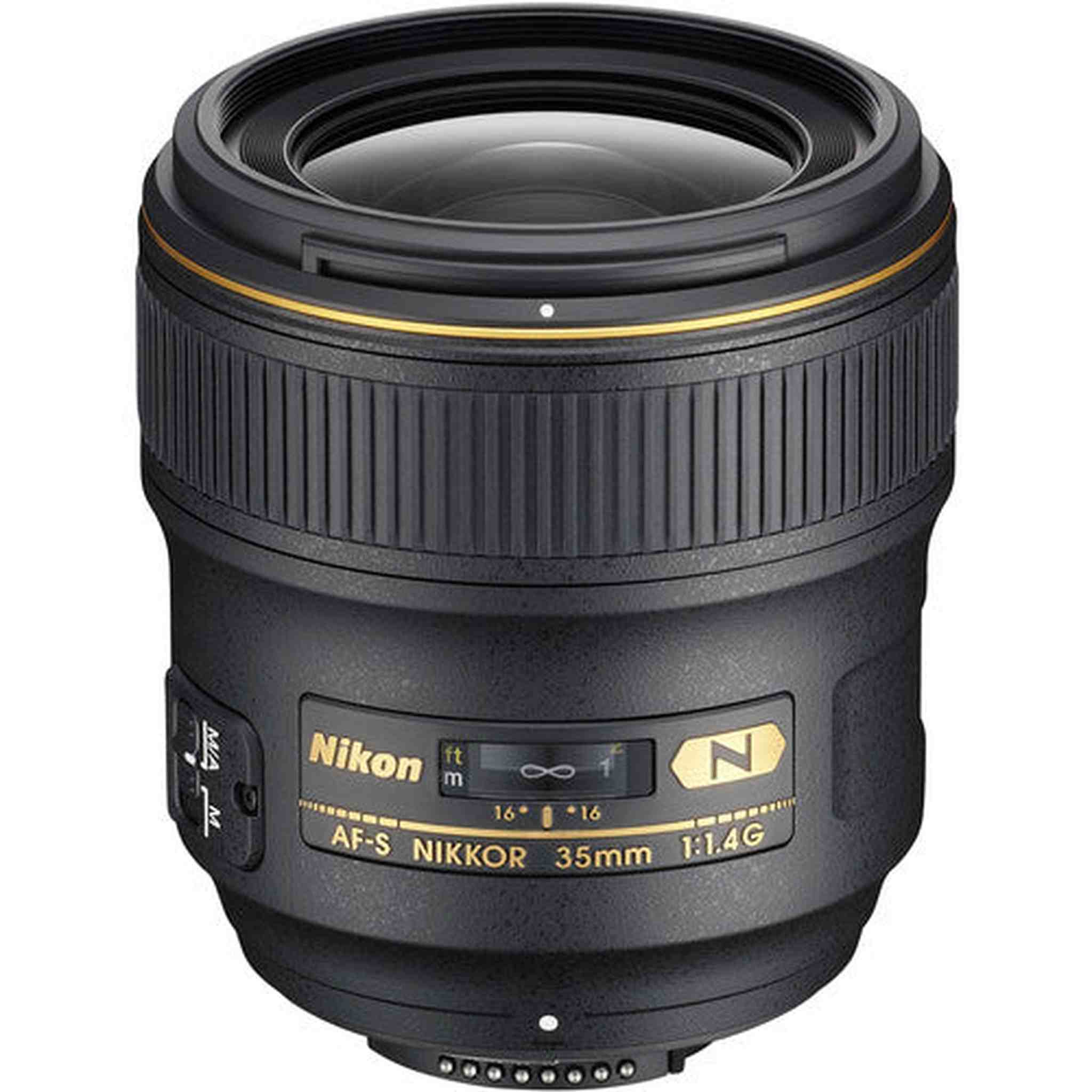 Nikon AF FX NIKKOR 35mm f/1.4G Fixed Focal Length Lens with Auto Focus for Nikon DSLR Cameras