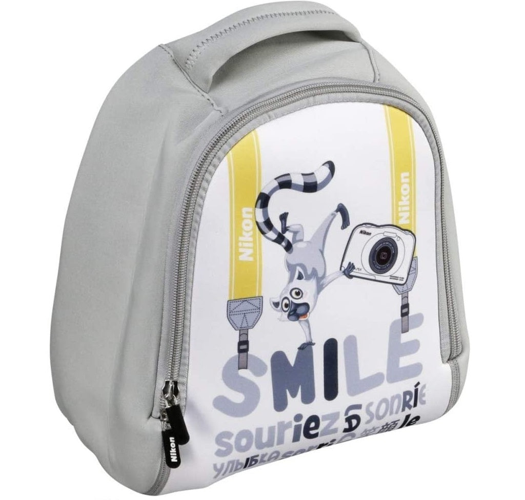 Nikon VAECSS63 Kinder Smile Camera Backpack Bags, White
