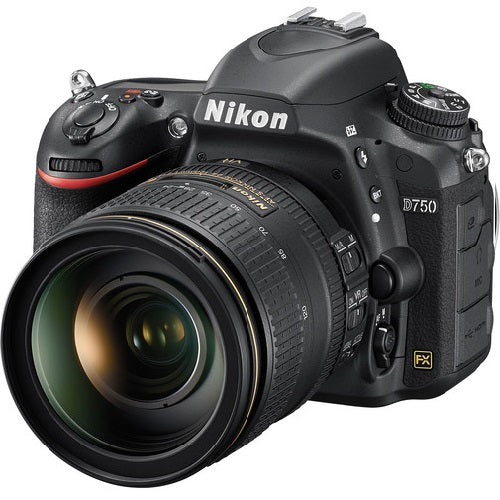 NIKON D750 DIGITAL CAMERA 24-120mm F/4 VR lens