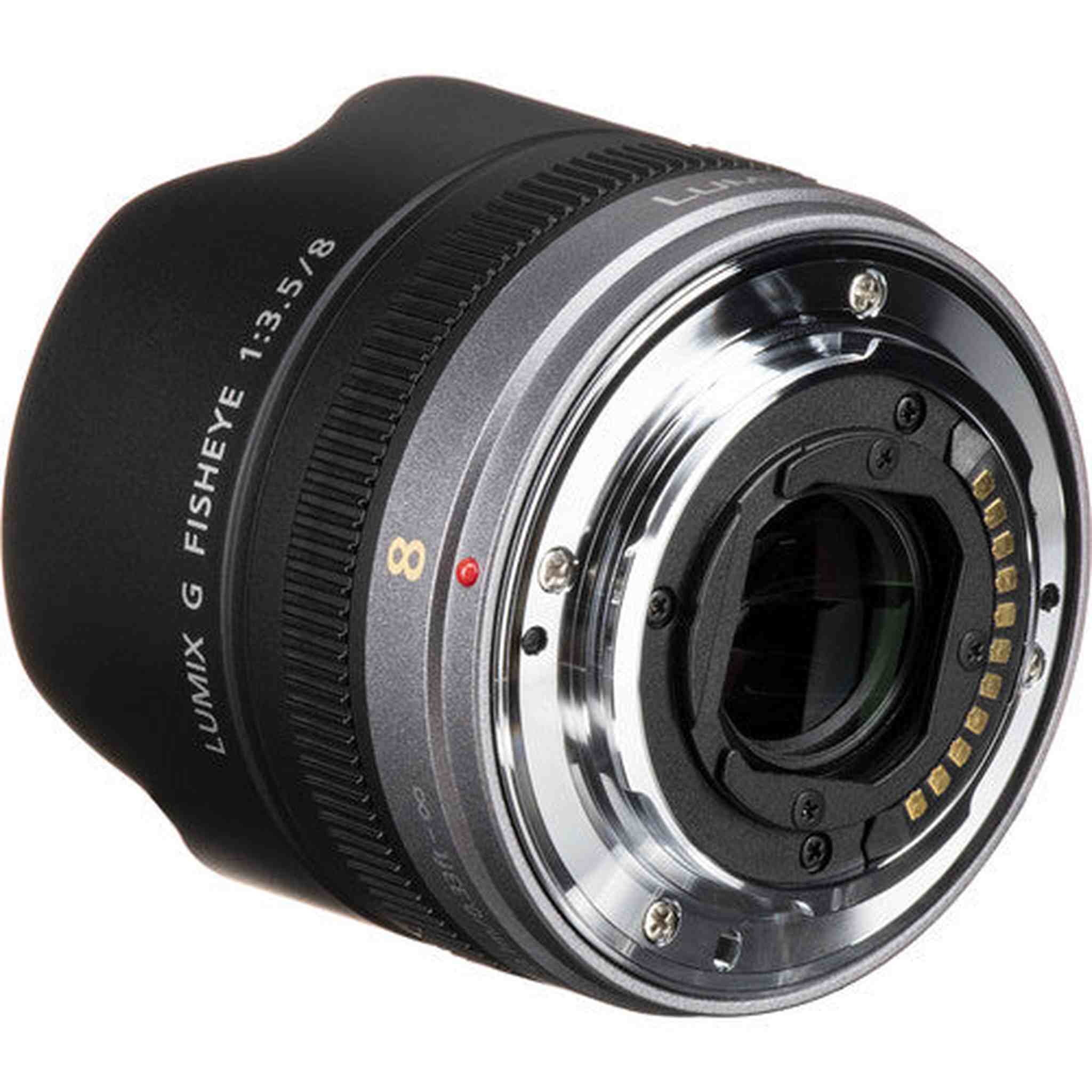 PANASONIC LUMIX G FISHEYE Lens, 8MM, F3.5, MIRRORLESS Micro Four Thirds, H-F008