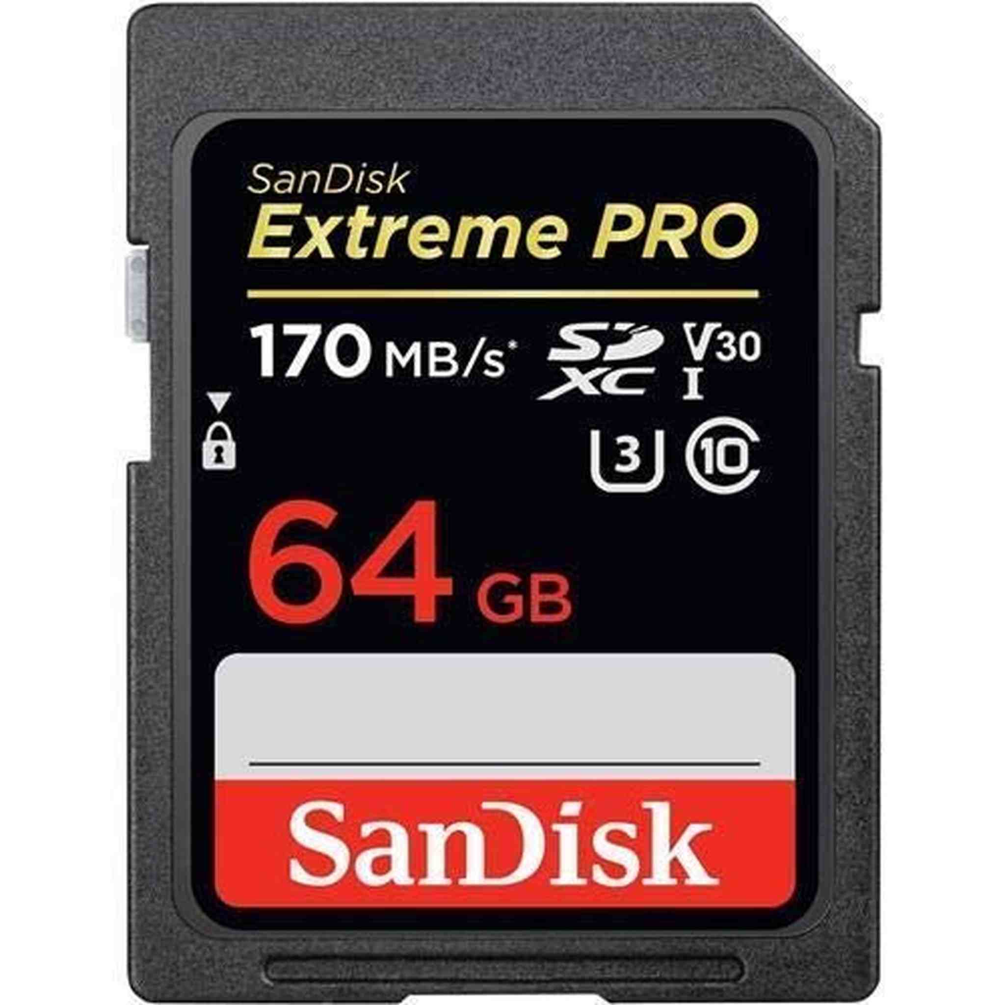 SanDisk 64GB Extreme PRO UHS-I SDXC Memory Card