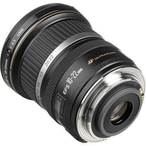 Canon EF-S 10-22mm F/3.5-4.5 USM Lens + UV Kit & Cleaning Kit Starter Bundle