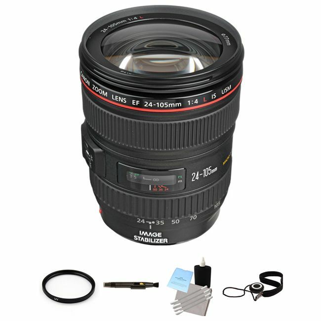 Canon EF 24-105mm f/4L IS USM Autofocus Lens  Pro Bundle
