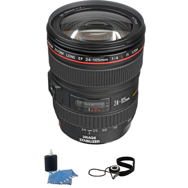 Canon EF 24-105mm f/4L IS USM Lens Bundle